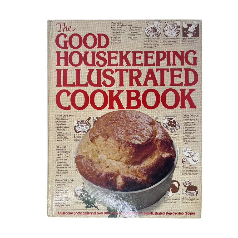 Good Housekeeping Illustrated Cookbook Vintage 1980 Hardcover
